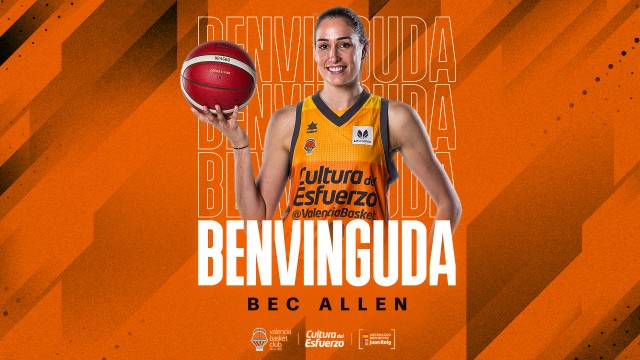 El Valencia recupera a la australiana Bec Allen para la próxima temporada