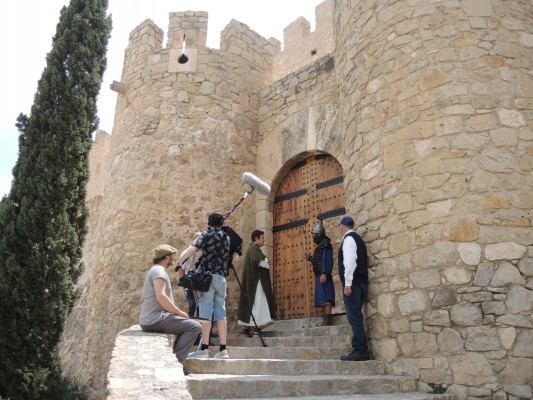 El Castillo de Villena, escenario del rodaje del 'remake' del clásico 'Rey de Reyes'