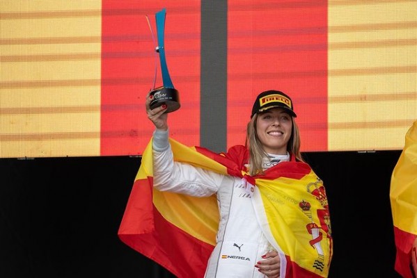 Nerea Martí luchará por su segundo podio de la F1 Academy en Barcelona
