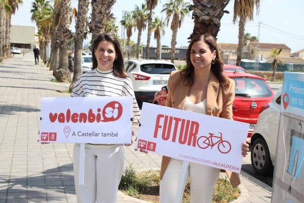 Gómez promete ampliar el servicio de Valenbisi para que llegue a todos los pueblos de la ciudad