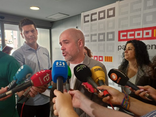 Unai Sordo reivindica en Elche reforzar la Inspección de Trabajo por la economía en 'B' en el Vinalopó