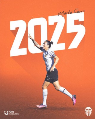 El Valencia renueva a Marta Carro hasta 2025