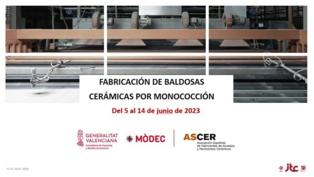 Ascer y el Consell forman en el ITC sobre el proceso de fabricación cerámica