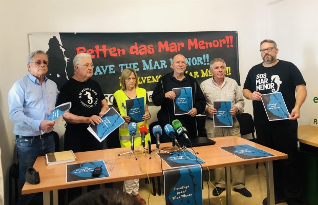 PSOE, Podemos-IU, MC, Más Región-Equo, 3e y Cs asumen el 'Decálogo por el Mar Menor'