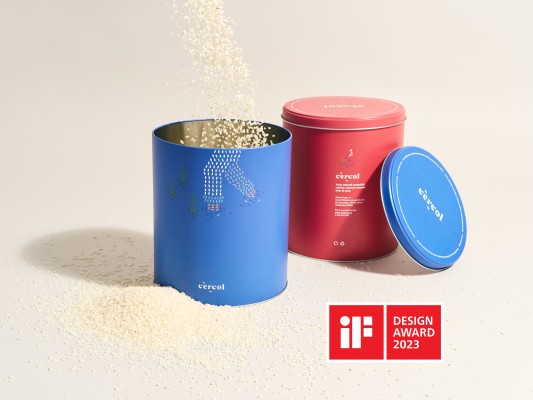 El estudio Joanrojeski, premio IF Design Award por un envase reutilizable de arroz 