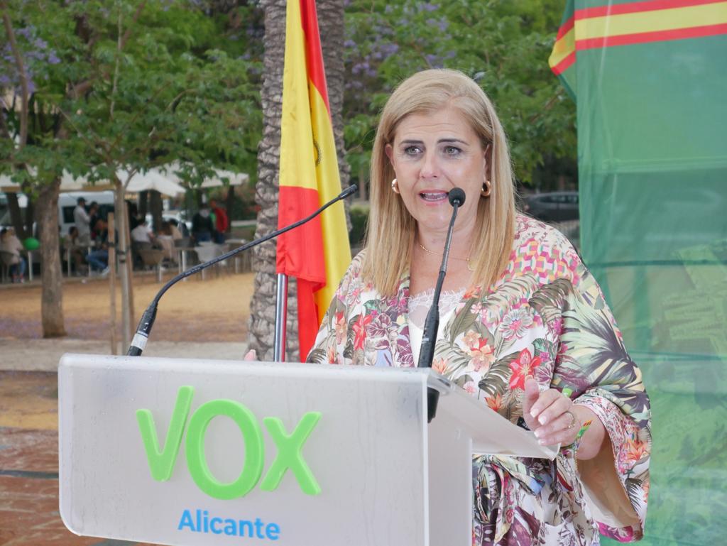 La candidata de Vox a la Alcaldía de Alicante, Carmen Robledillo. - 