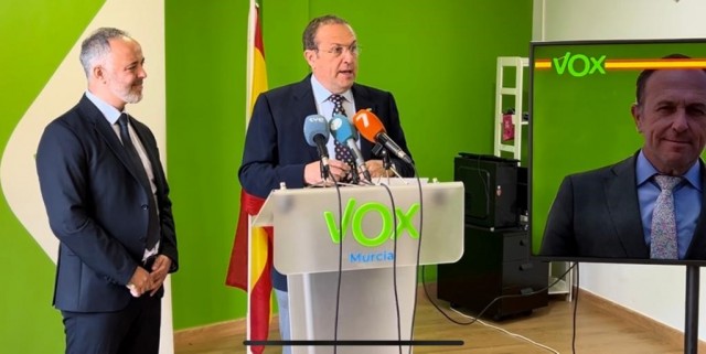 Gestoso (Vox) se compromete a aumentar un 40% el presupuesto de las pedanías de Murcia si es alcalde