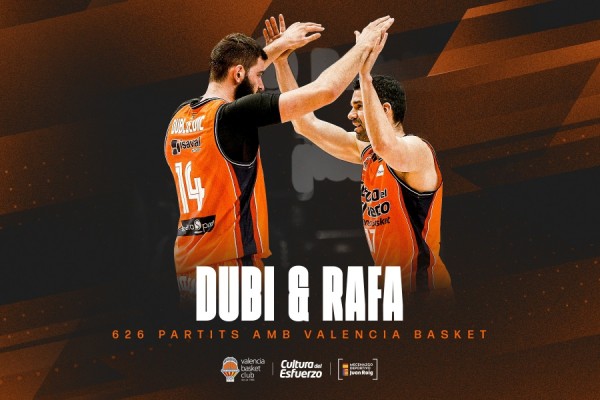Bojan Dubljevic iguala a Rafa Martínez como 2º jugador con más partidos en Valencia Basket 