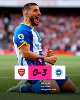 El Brighton se carga al Arsenal y sirve en bandeja la Premier League al City