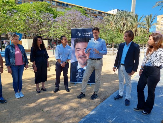 El PP de Alicante anuncia el desarrollo de tres nuevas áreas deportivas en Tómbola, Rabasa y el PAU 5