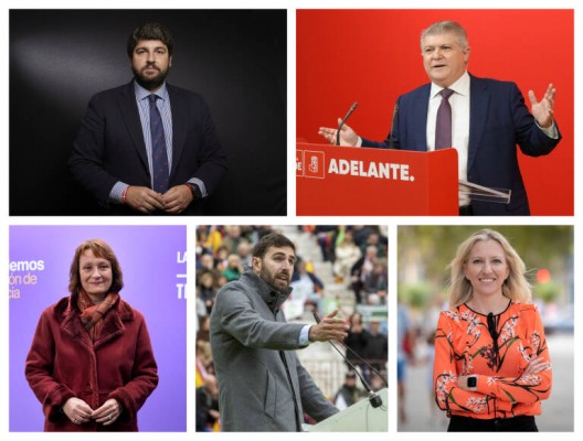 Miras, Vélez, Ros, Antelo y Marín medirán sus fuerzas en un debate electoral el 19 de mayo