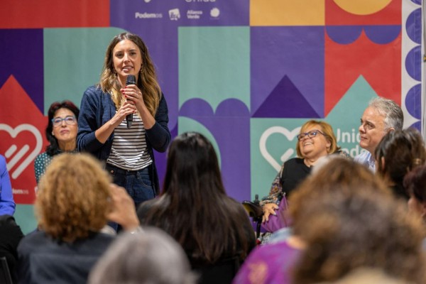La ministra Montero ve clave el papel de Podem-EU como acicate para el PSPV y Compromís