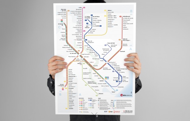 
Tu propio plano del metro: cuando las líneas de Metrovalencia son un reto creativo 