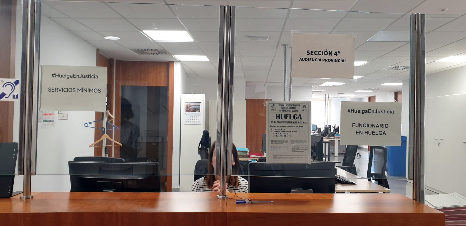 CSIF convoca una protesta en Castelló por el personal de Justicia y hay amenaza de paro total