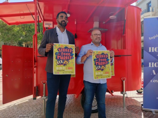 La octava edición “Elx Street Food
Market’’ de Elche contará con 14 foodtrucks y

18 puestos de mercadillo