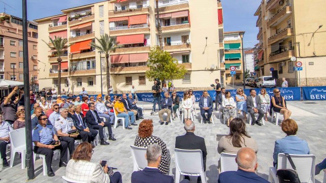 Benidorm celebra el Día de Europa con su nueva plaza Neptuno como escenario