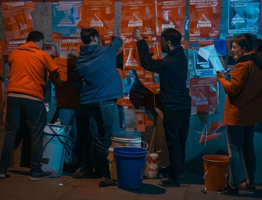 Inicio de la campaña: De pegar carteles a no despegarnos de las pantallas