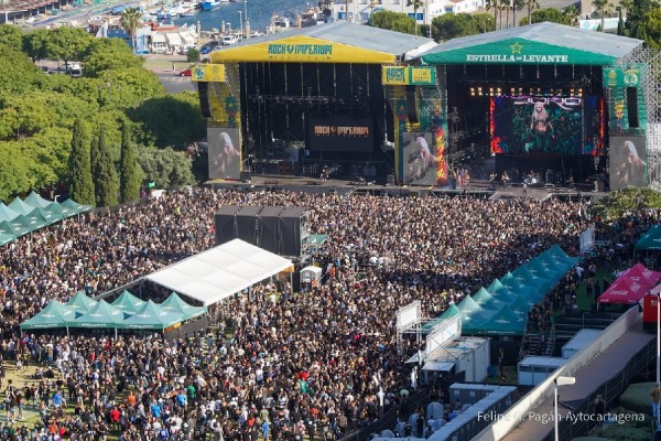 Este miércoles se cierra el parque de la Cuesta del Batel para el montaje de Rock Imperium