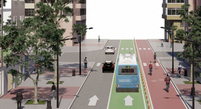 Las obras de movilidad llegan a la calle Floridablanca en Murcia 