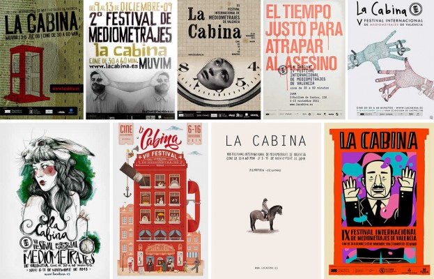 Un repaso a los carteles de las nueve ediciones de La Cabina