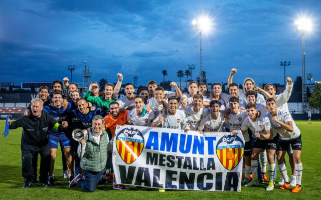 El VCF Mestalla a asegurar la segunda plaza de la Segunda Federación