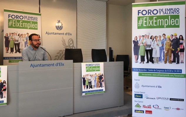 Elche acoge un Foro de Empleo y Talento para facilitar la inserción laboral de los desempleados