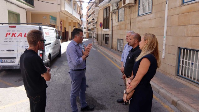 Benidorm mejora la accesibilidad en el barrio de El Campo con la implantación de la plataforma única