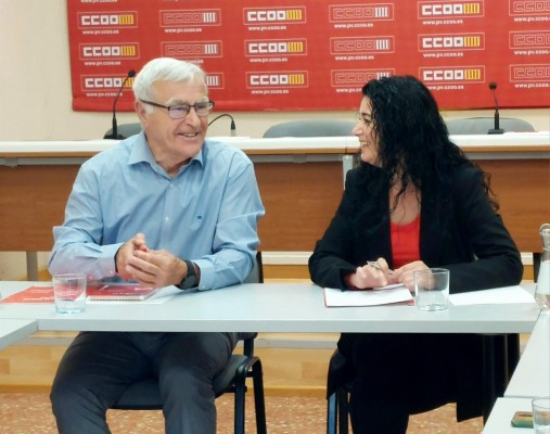 Ribó acuerda con CCOO reforzar el Pacto por el Empleo