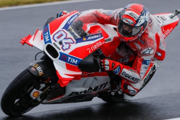 Dovizioso se lleva la pole en una sesión de calificación extraña