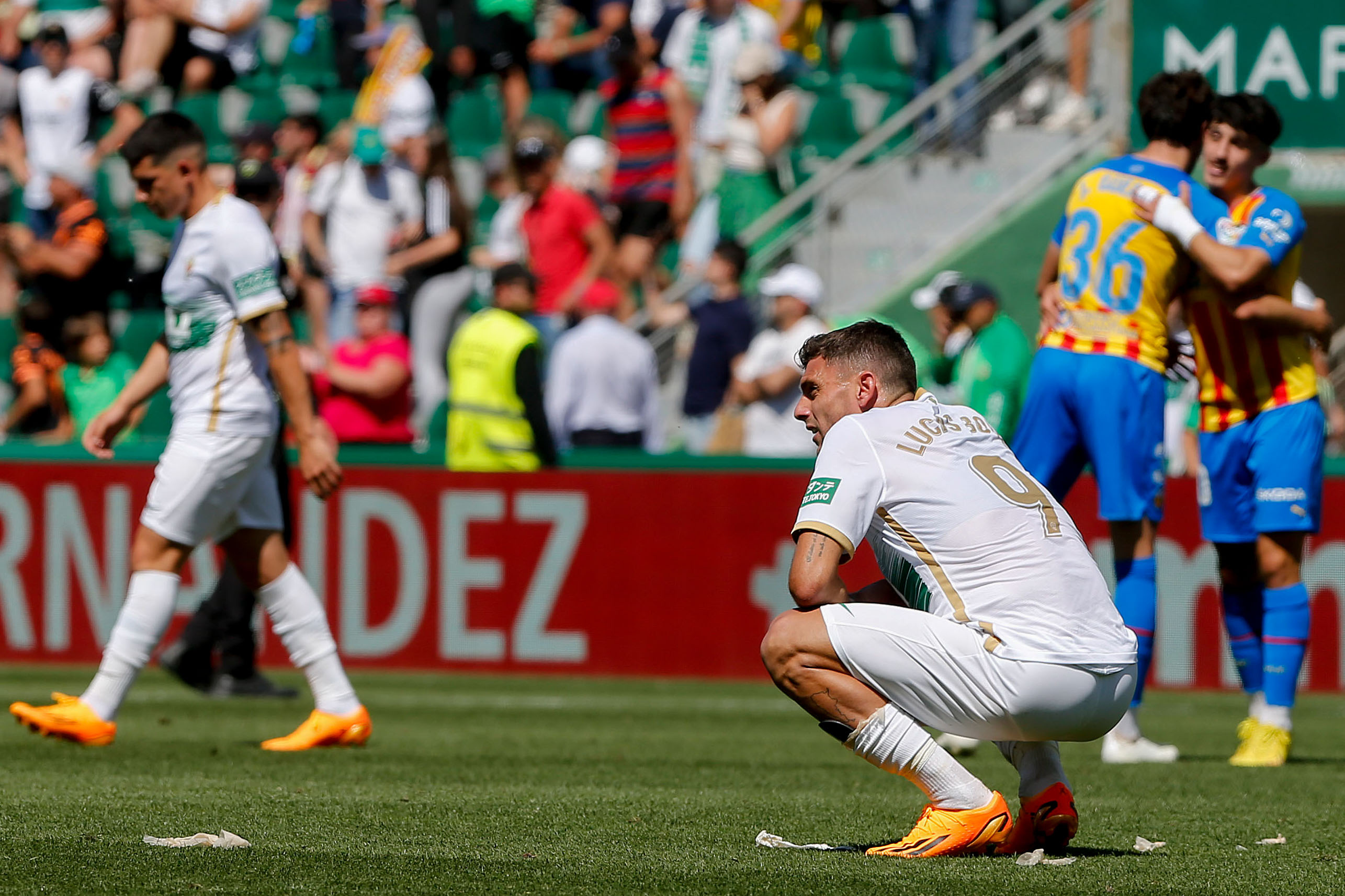 El Elche 2022/23 solo ha estado fuera del descenso una jornada
