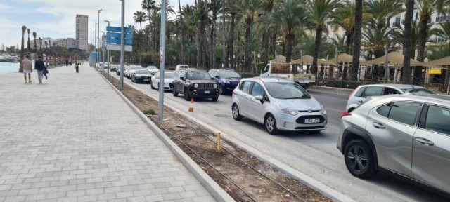 Alicante cortará el tráfico para remodelar el frente de la Explanada entre julio y septiembre