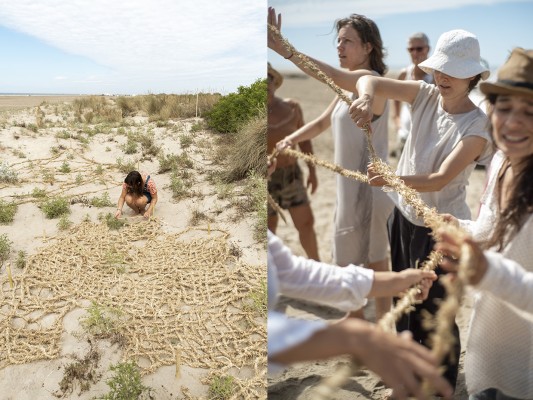 De la Camarga a l’Albufera: l’arquitecta-artista que teixix comunitats, matèria i paisatge
