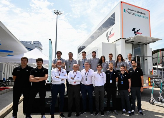 Quirónsalud y el Mundial de MotoGP refuerzan su compromiso con la salud de los pilotos para los próximos años
