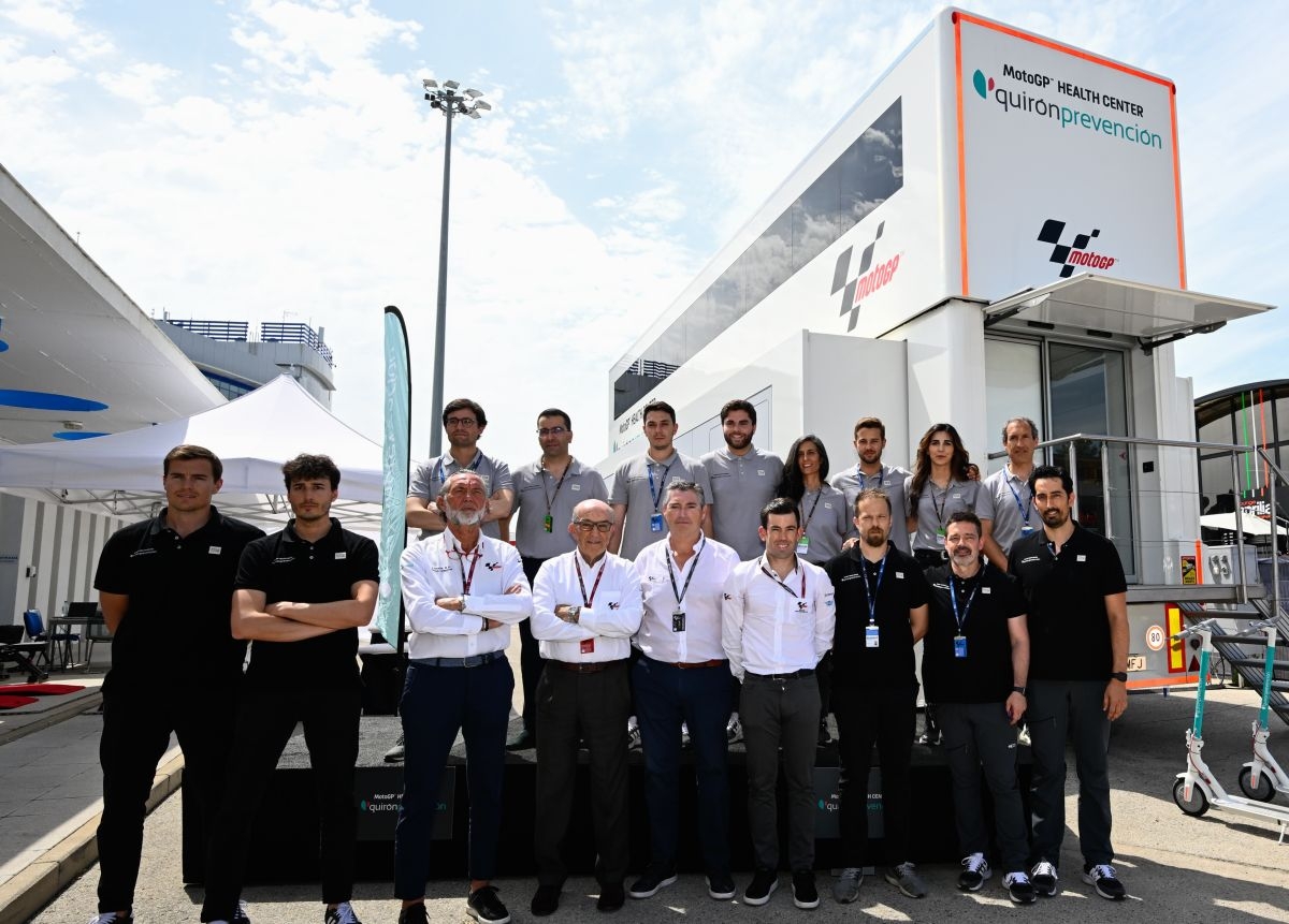 Quirónsalud y el Mundial de MotoGP refuerzan su compromiso con la salud de los pilotos para los próximos años
