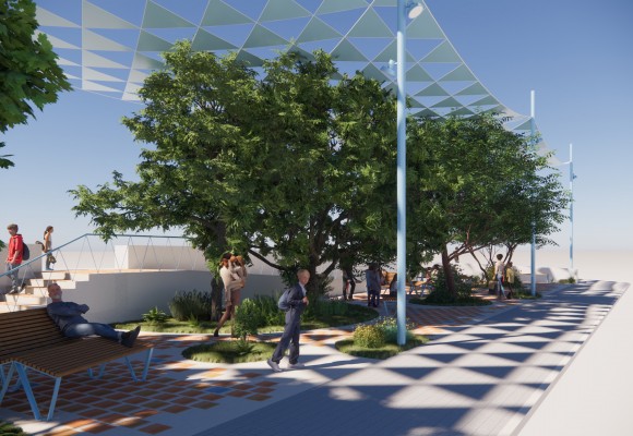 Así será la futura plaza San Elías de Onda: con mosaico cerámico, zona verde y área de descanso