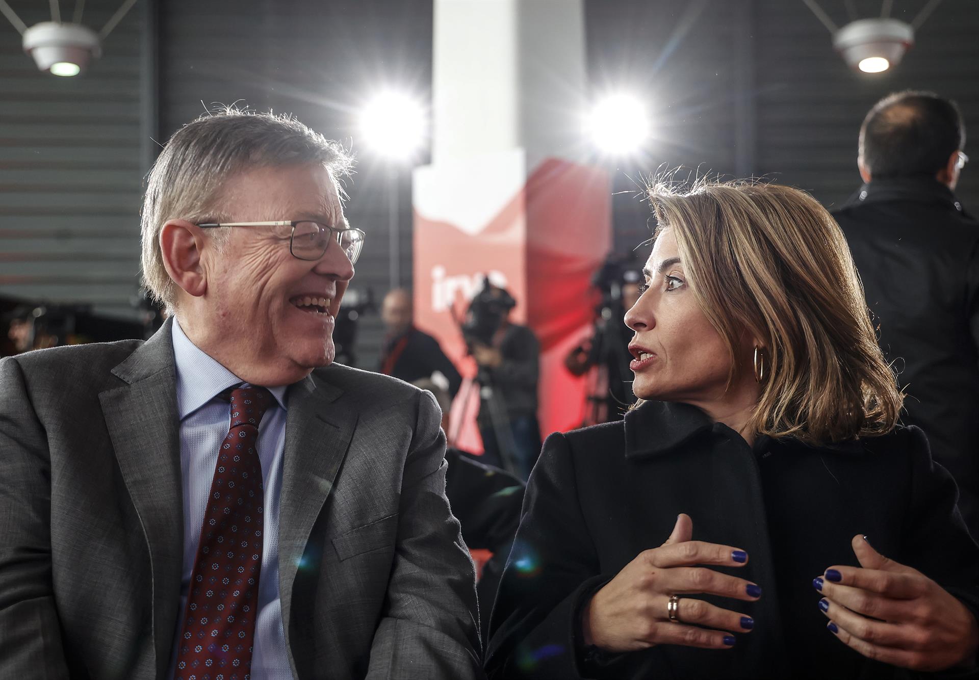  El 'president' de la Generalitat, Ximo Puig, y la ministra de Transportes, Movilidad y Agenda Urbana, Raquel Sánchez, en una imagen de archivo: Foto: EP / Rober Solsona - 
