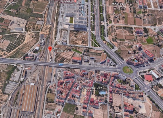 València cederá casi 10.000 m2 para la nueva estación de Fuente de San Luis 