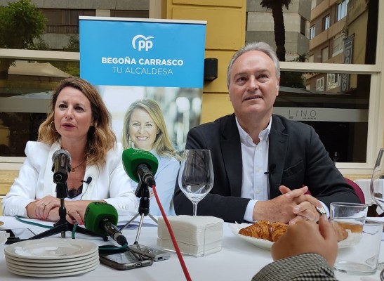 Carrasco (PP) refuerza su campaña 