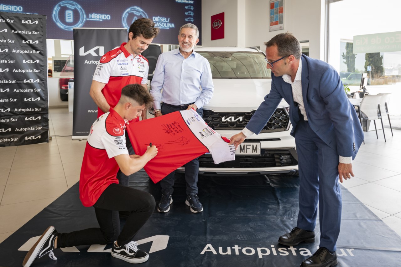 Kia Autopista Sur, patrocinador de movilidad del Aspar Team