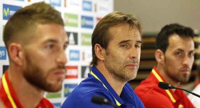 Lopetegui anunciará el viernes los convocados para Macedonia e Inglaterra

