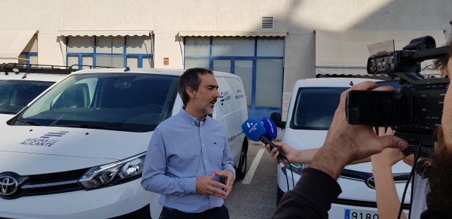Aguas de Alicante amplía su flota de vehículos eléctricos y prevé sumar 23 antes de fin de año