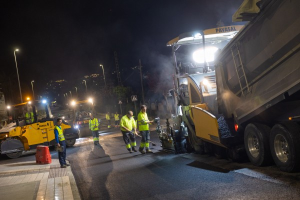 L'Alfàs finaliza el asfaltado en la avenida Europa, antigua N-332
