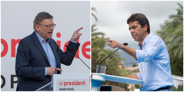 Seis desafíos que decidirán el éxito o el fracaso de Puig y Mazón el 28M
