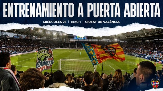 El Ciutat abre las puertas a la afición para el entrenamiento previo al Alavés
