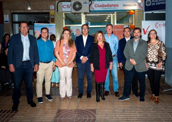 Cs solo se presentará en tres municipios de la comarca: Benidorm, l'Alfàs del Pi y la Vila Joiosa