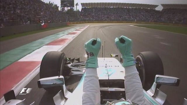 Rosberg se impone en el GP de México por delante de Hamilton