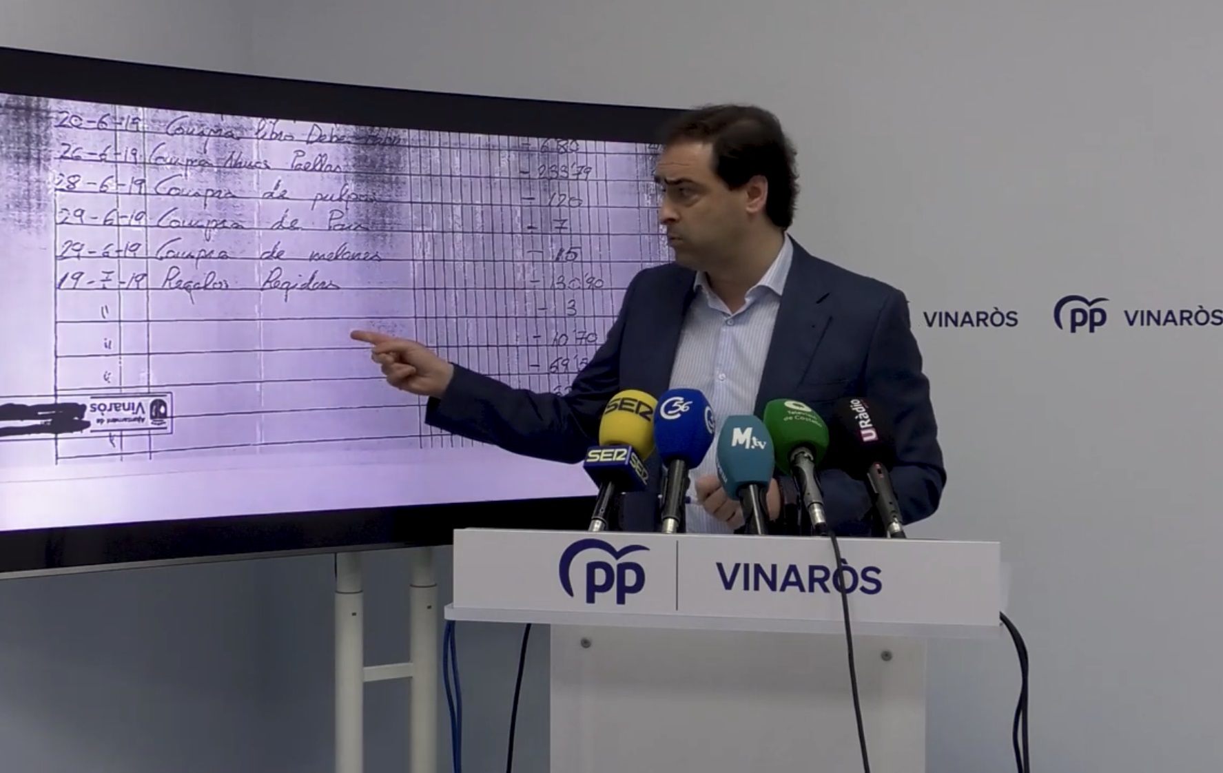 El PP de Vinaròs afirma que diversos regidors van rebre regals vinculats a la ferralla municipal