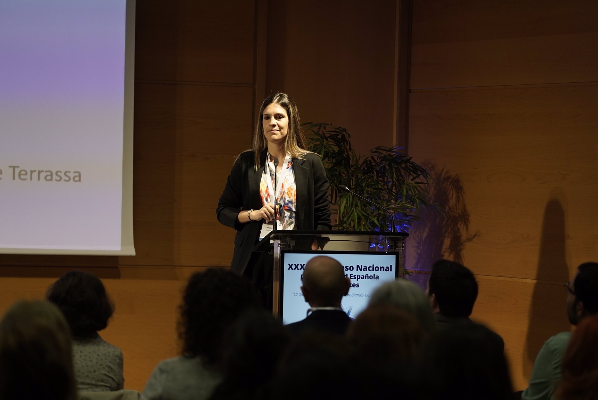 La doctora Carmen Quirós, en el XXXIV Congreso Nacional de la Sociedad Española de Diabetes - SED  - 