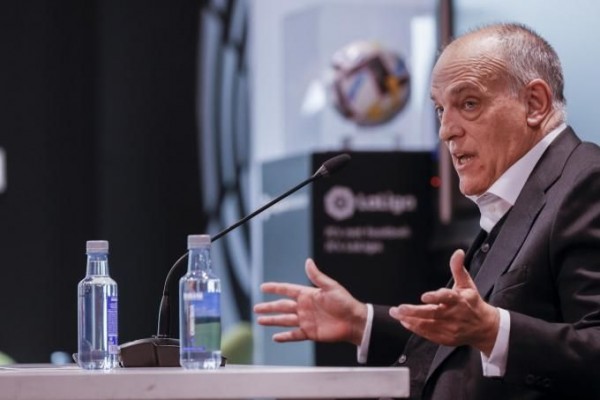 Javier Tebas: “No queremos el control de los árbitros, ni hemos pedido que se les rebaje el sueldo”
