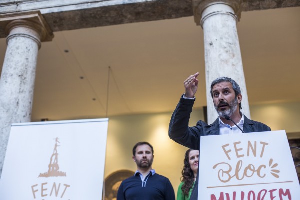 Rafa Carbonell, portavoz mudo del Bloc tras casi seis meses en el cargo